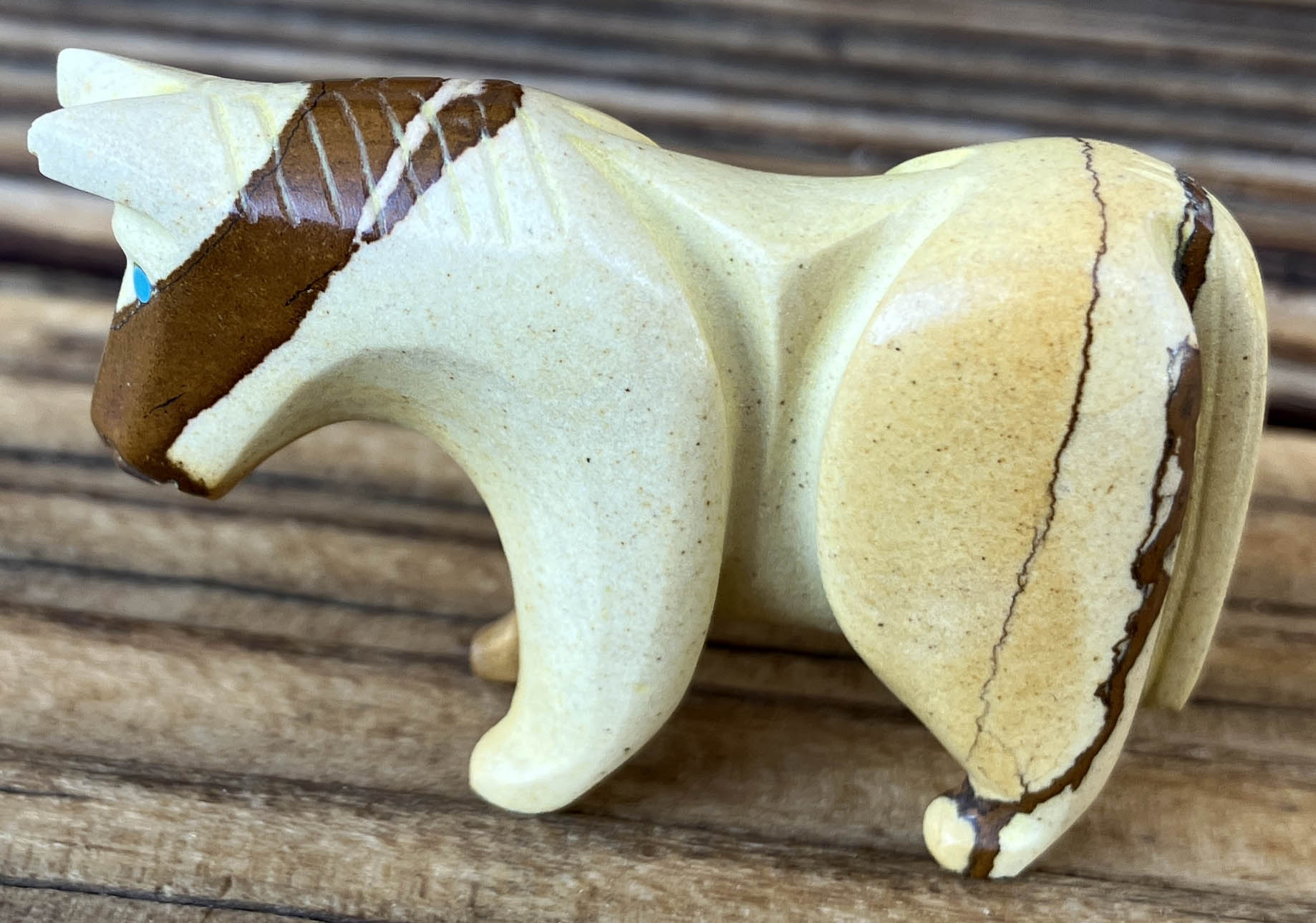 Rosella Lunasee | Zuni Wolf Fetish | Penfield Gallery of Indian Arts | Albuquerque, New Mexico